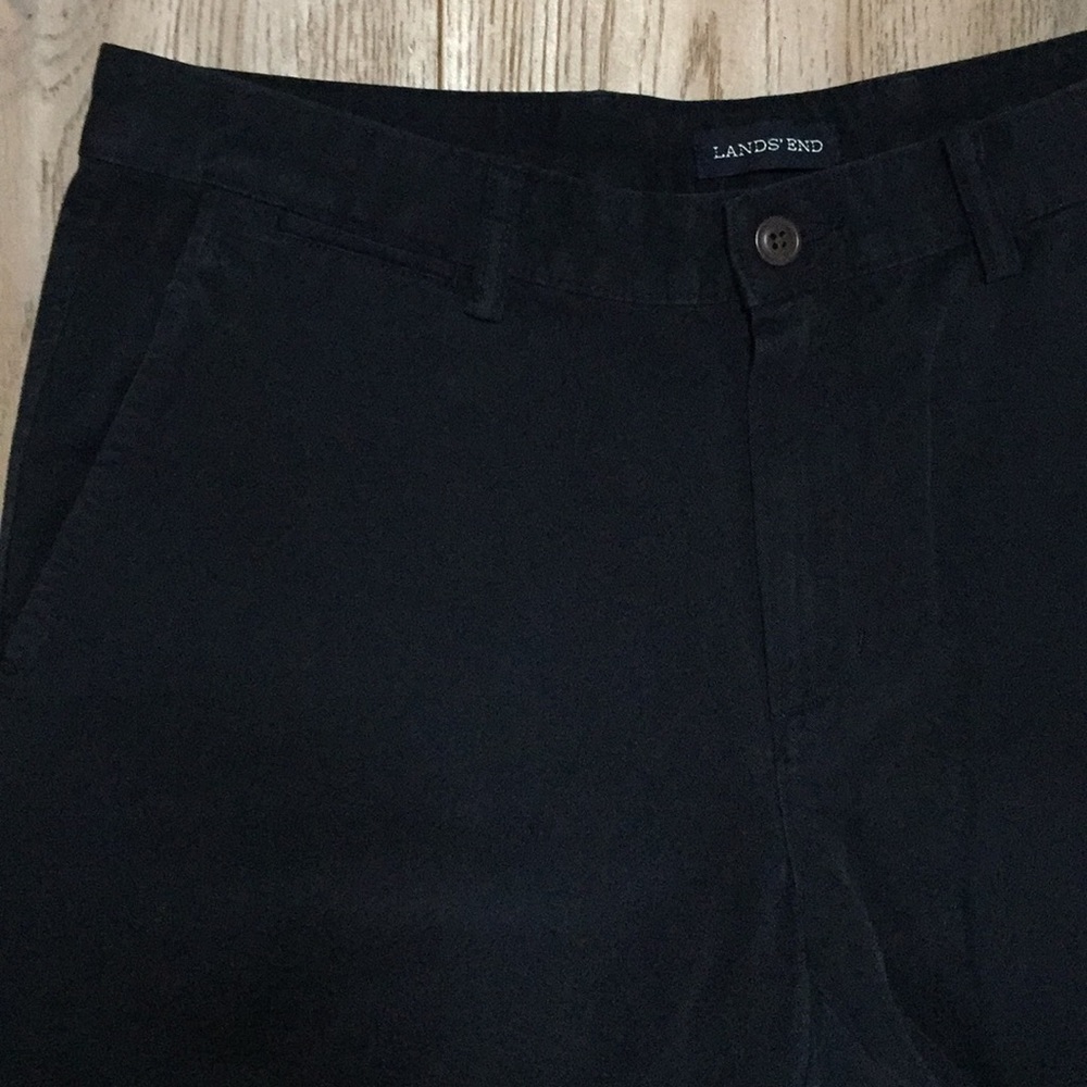 Lands' End Denim Cut-Off Shorts.1875 - Picture 3 of 4